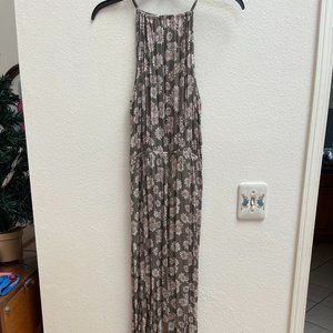 Forever 21 Floral Halter Maxi Dress